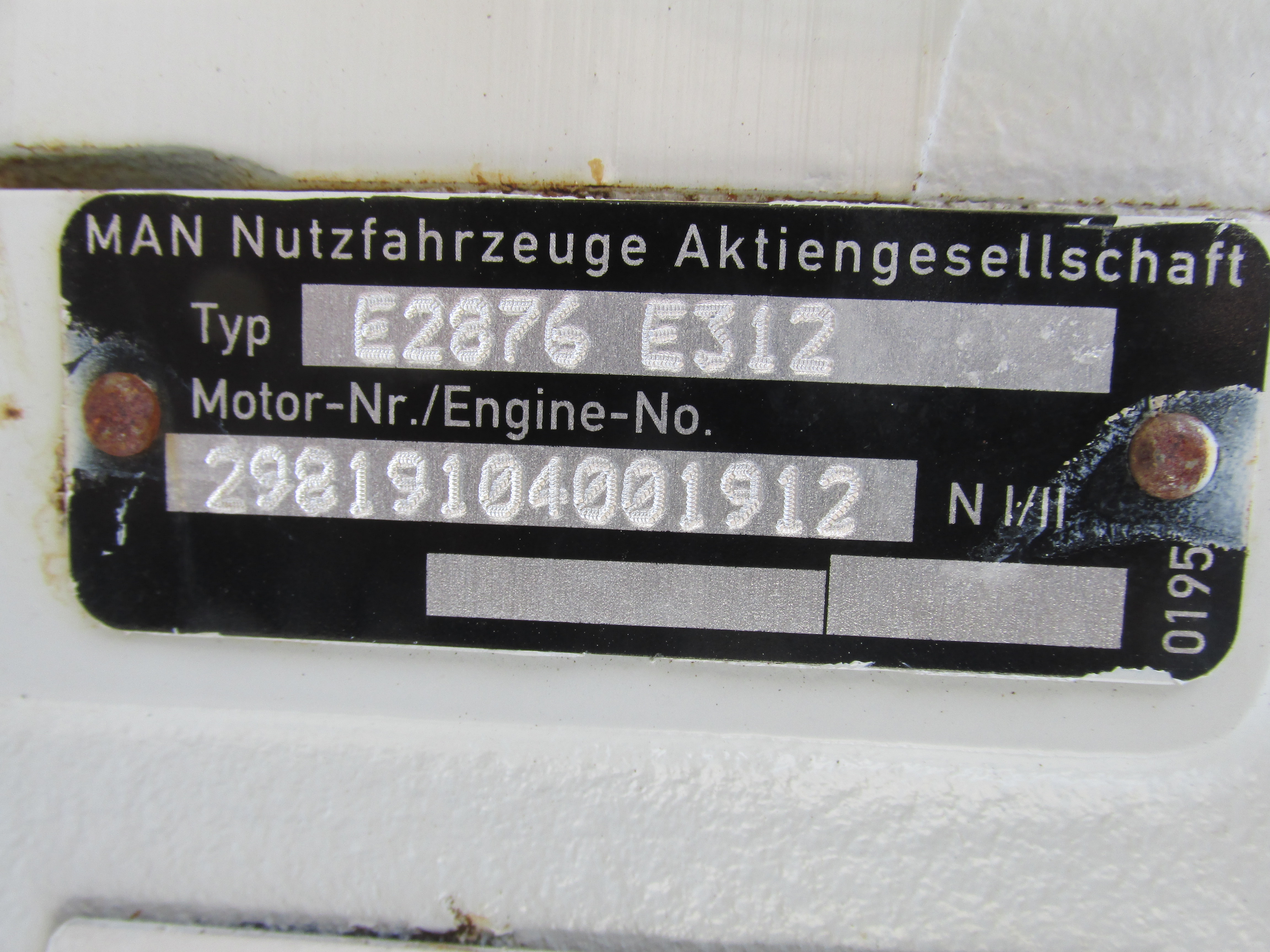 MAN Gebraucht Motor E2876 E312
