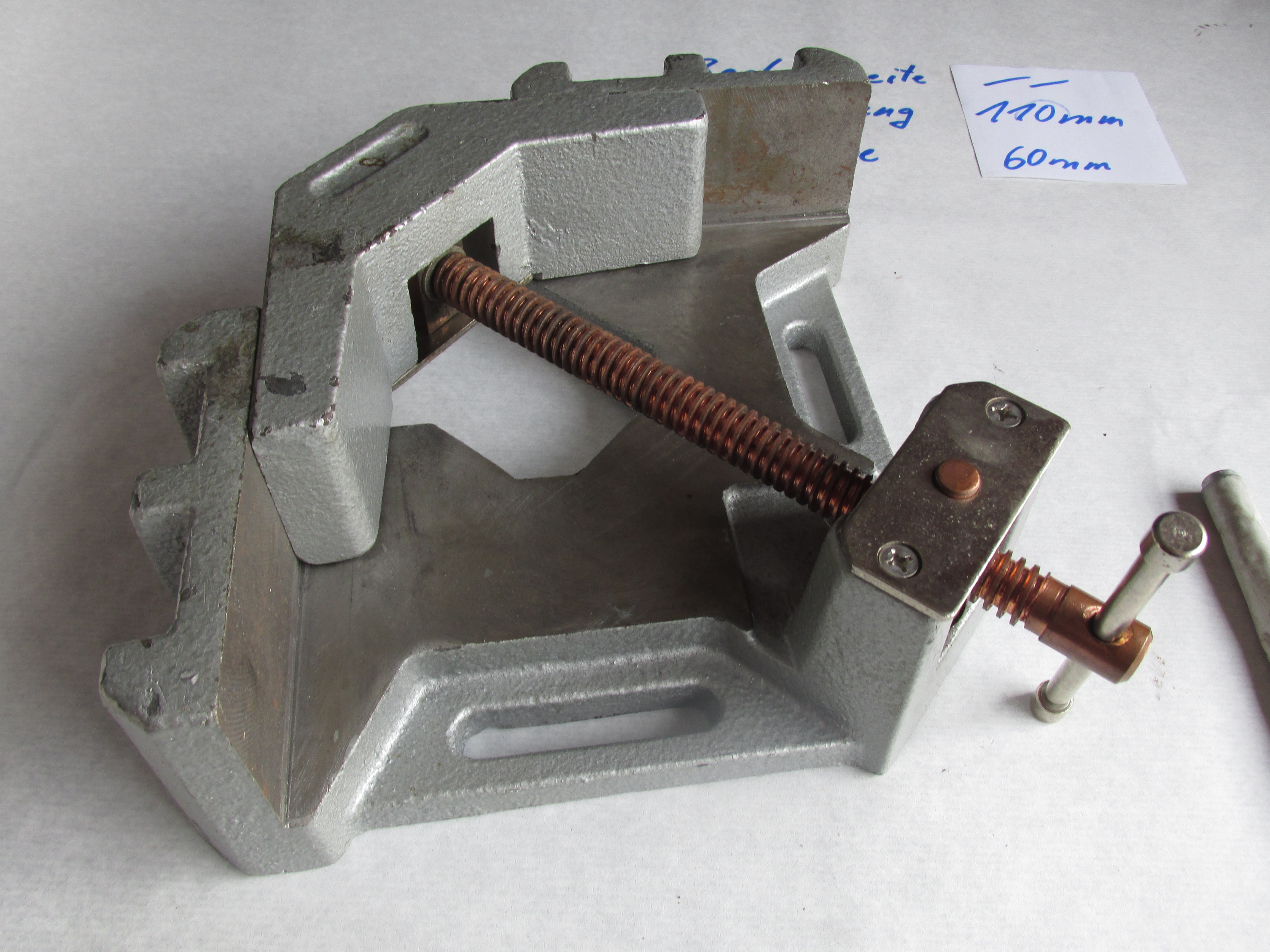 Winkelschraubstock 110 mm Großer Spannbereich Winkelspanner Schweißgerät