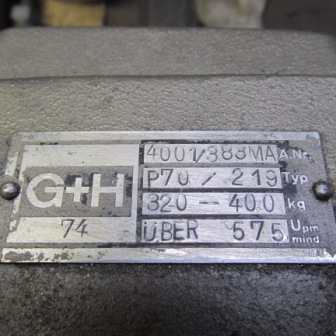 Gummi Metall Lager Gebraucht P70/219, Motorzubehör, Motoranbauteile